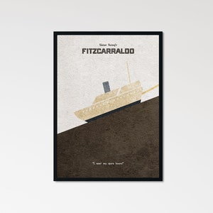 Fitzcarraldo Alternative and Minimalist Movie Poster