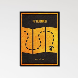 The Goonies Alternative Minimalist Poster / 80s Alternate Minimalist Movie Posters