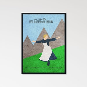 The Sound of Music Minimalist Alternative Movie Print & Poster