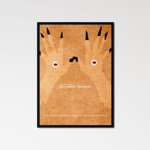 El laberinto del fauno - Stampa e poster del film alternativo minimalista "Il labirinto del fauno"