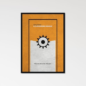 A Clockwork Orange Minimalist Alternative Movie Print & Poster