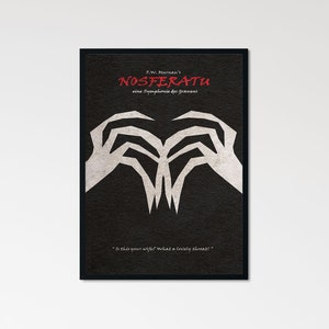 Nosferatu Minimalist Alternative Movie Print & Poster