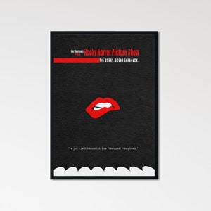 The Rocky Horror Picture Show Minimalist Alternative Movie Print & Poster