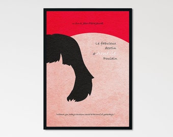 Amelie Minimalist Alternative Movie Print & Poster