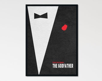 The Godfather Minimalist Alternative Movie Print & Poster