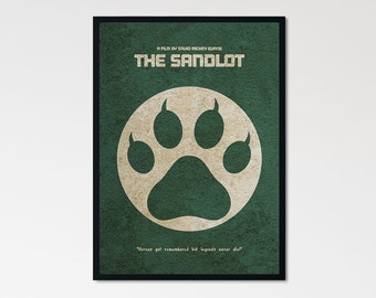 Den minimalistiska filmaffischen för Sandlot