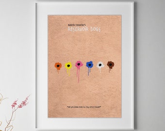 Reservoir Dogs Minimalist Movie Print & Poster