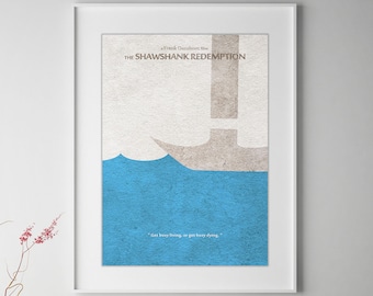 The Shawshank Redemption Minimalist Alternative Movie Print & Poster