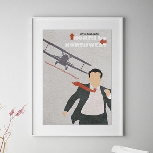 North by Northwest Minimalistisch Alternative Filmkunst Poster & Illustration