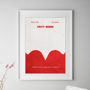 Pretty Woman Minimalist Alternative Movie Print & Poster
