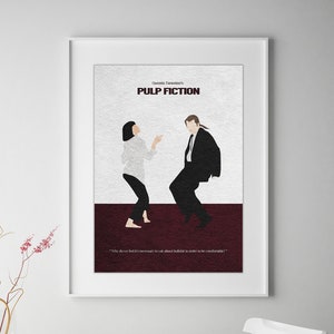 Pulp Fiction Minimalist Alternative Movie Print & Poster