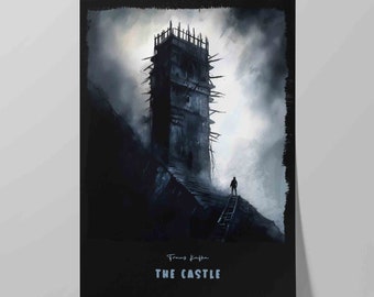 The Castle V2 Book Cover | Poster Franz Kafka Book | Literary Print | Literature Poster | Bookish Gift | Wall Art Print