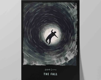 The Fall Book Cover | Poster Albert Camus Book | Literary Poster | Literature Print | Bookish Gift | Book Poster | Wall Art Print