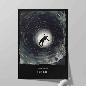 The Fall Book Cover | Poster Albert Camus Book | Literary Poster | Literature Print | Bookish Gift | Book Poster | Wall Art Print