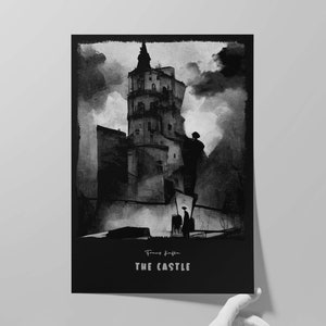 Das Schloss Buchcover Poster | Alternatives Design von Franz Kafka Novel | Literarische Kunst Buchliebhaber Geschenk | Literatur Buchliebhaber Poster