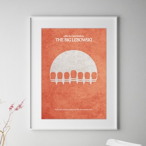 The Big Lebowski Minimalist Alternative Movie Print & Poster