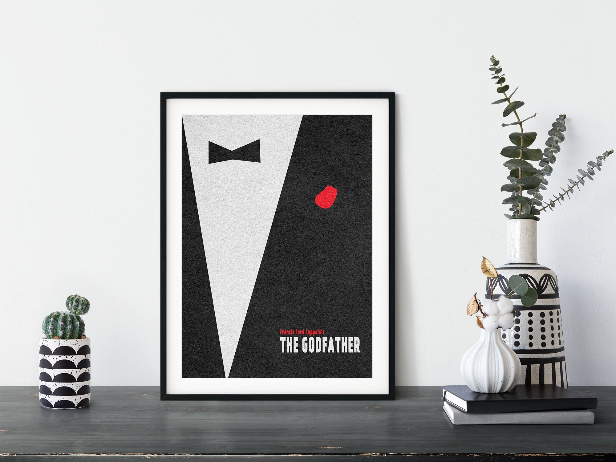 The Godfather Minimalist Alternative Movie Print & Poster - Etsy