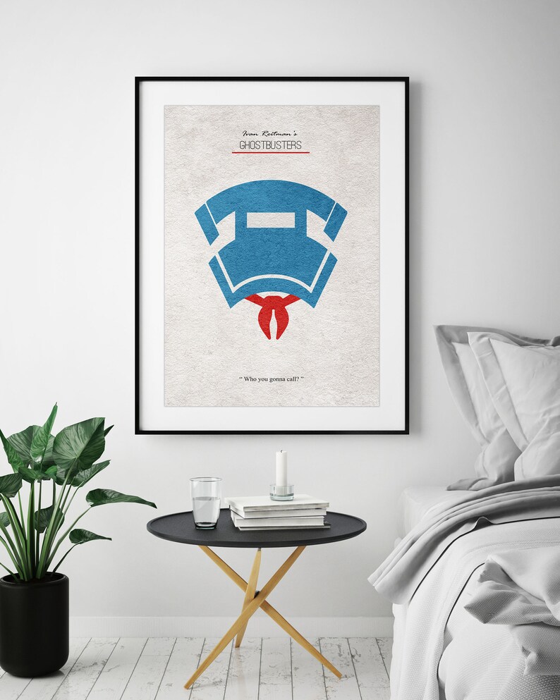  Ghostbusters  Alternative Minimalist  Movie Poster Print Etsy