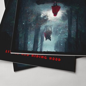 Little Red Riding Hood Book Cover Poster | Alternative Design of the ...