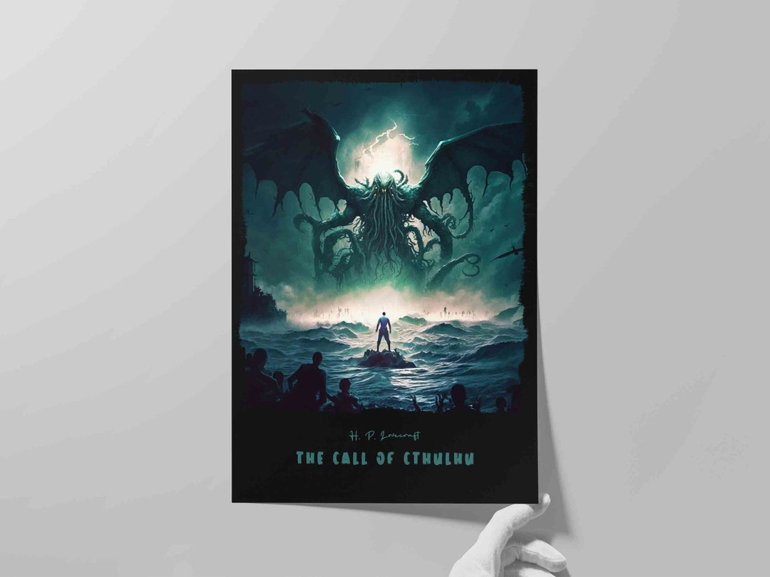 The Call of Cthulhu V2 Book Cover Art | Print of Lovecraft Book