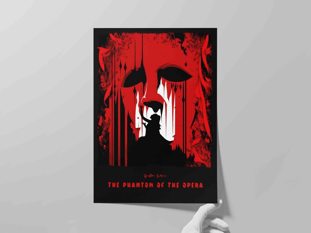 The Phantom of the Opera Book Cover | Poster of Gaston Leroux Novel