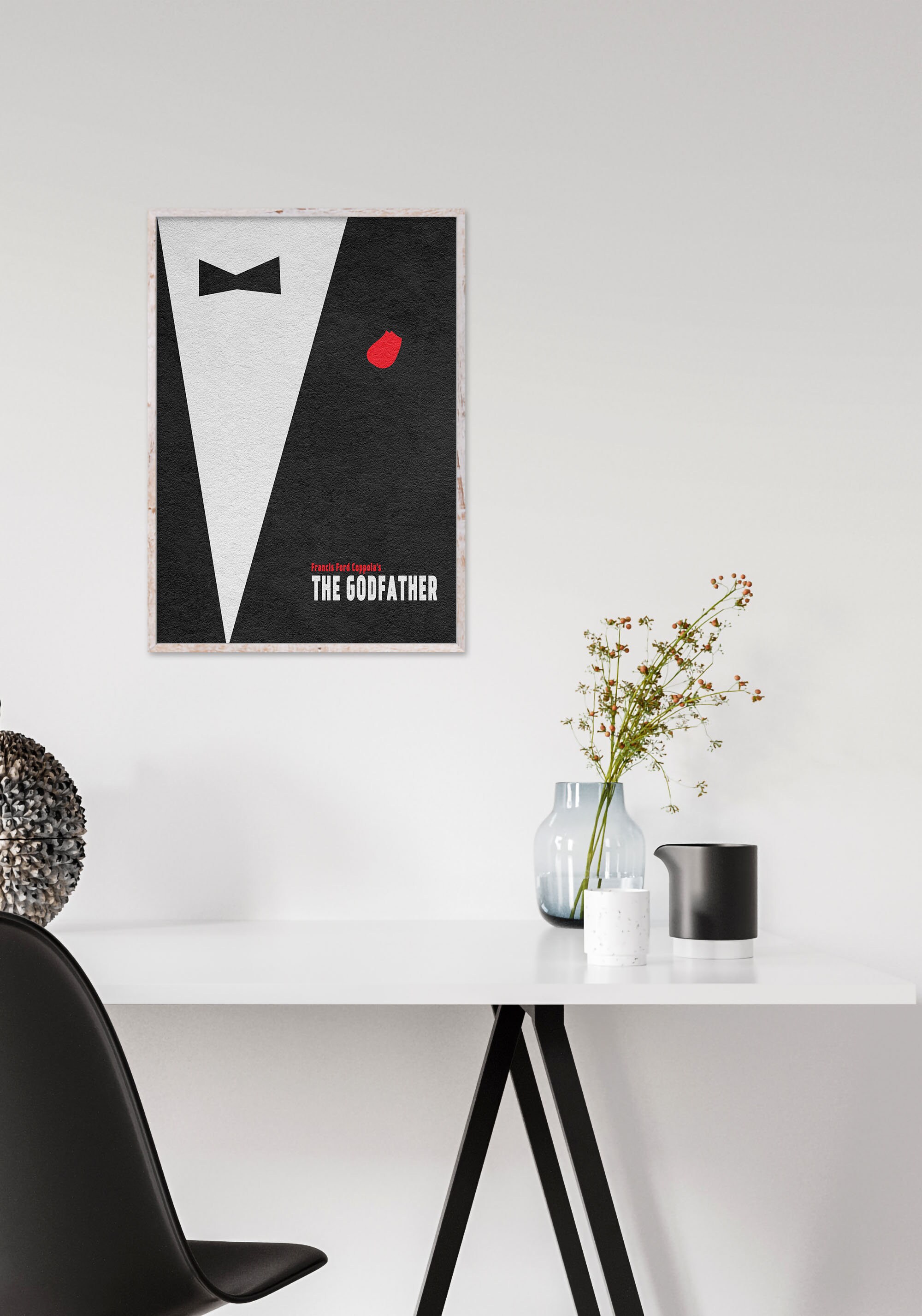 The Godfather Minimalist Alternative Movie Print & Poster - Etsy