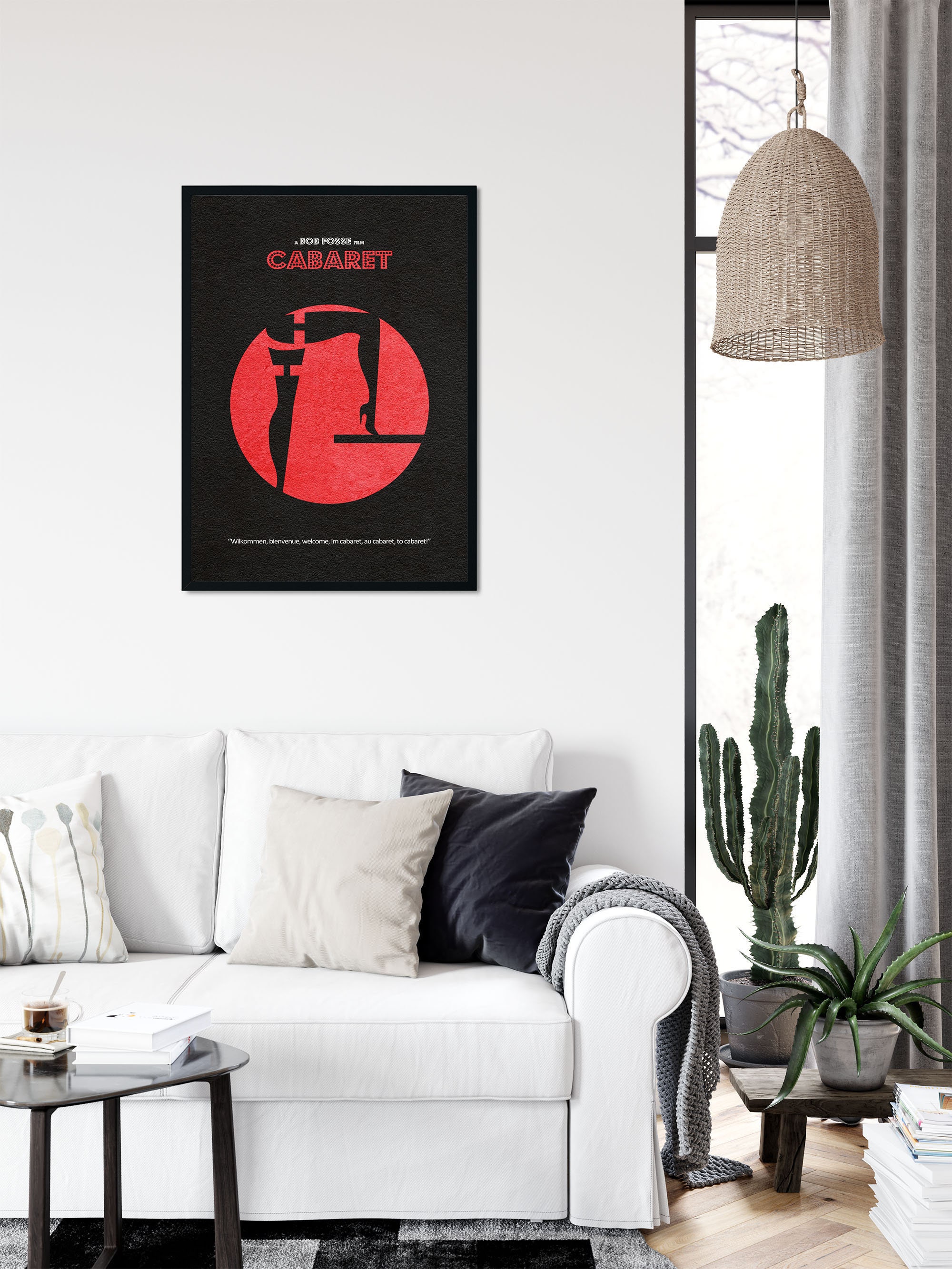 Cabaret Minimalist Alternative Movie Print & Poster