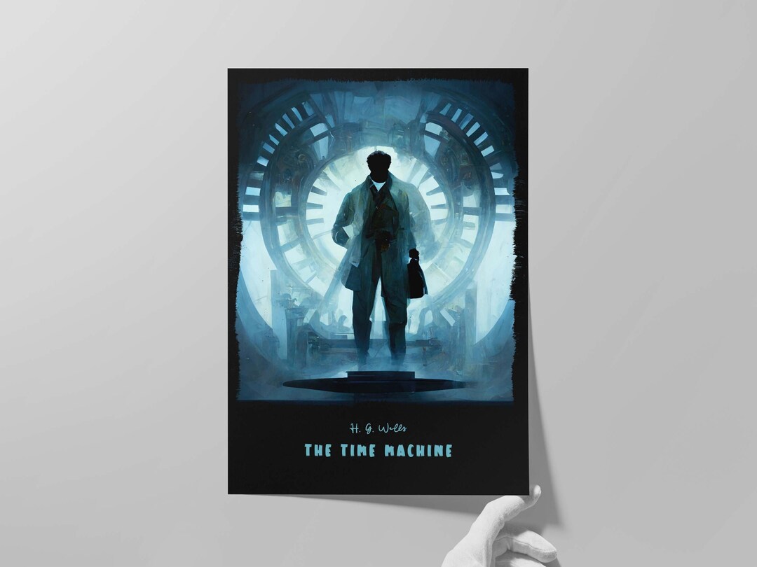 The Time Machine Book Cover Poster | Alternative Design of H. G. Wells ...