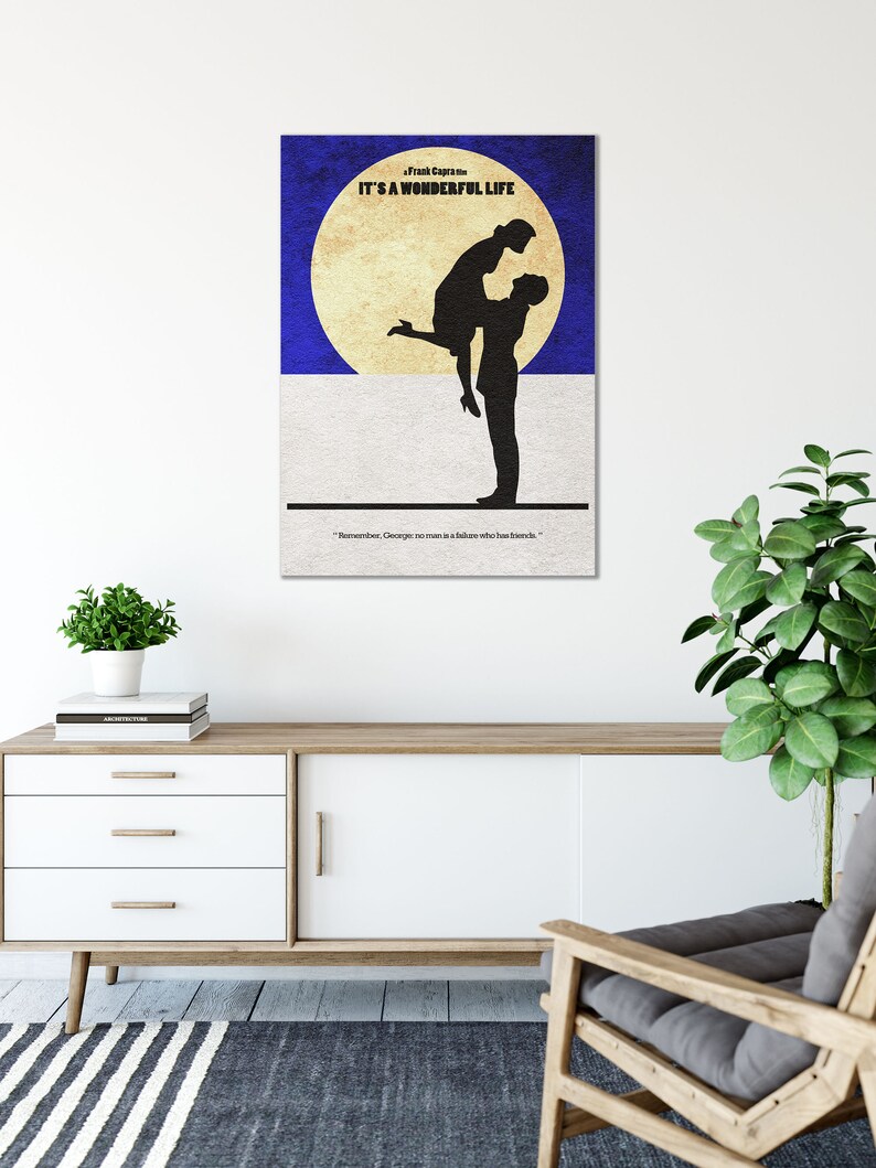 It's a Wonderful Life Minimalist Alternative Movie Print & Poster image 7