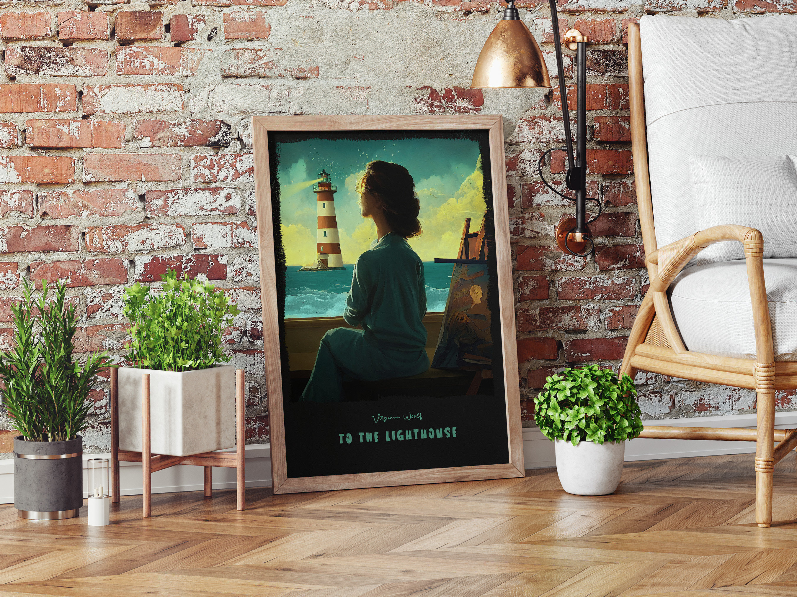To the Lighthouse Book Cover | Modern Poster of Virginia Woolf Novel | Gift  for Book Lovers | Literature Print | Bookish Art - Etsy, image size:2700x2025