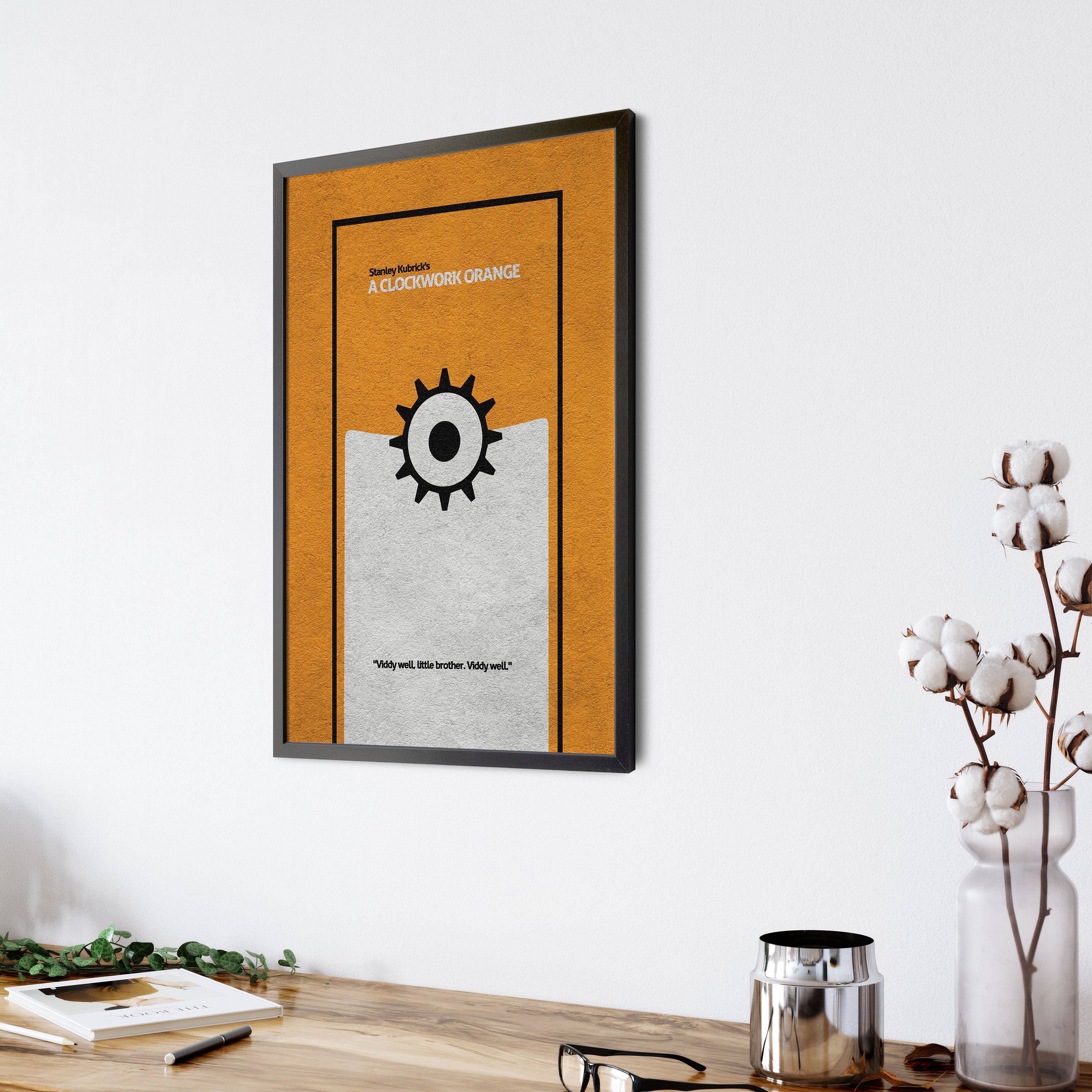 A Clockwork Orange Minimalist Alternative Movie Print & Poster - Etsy