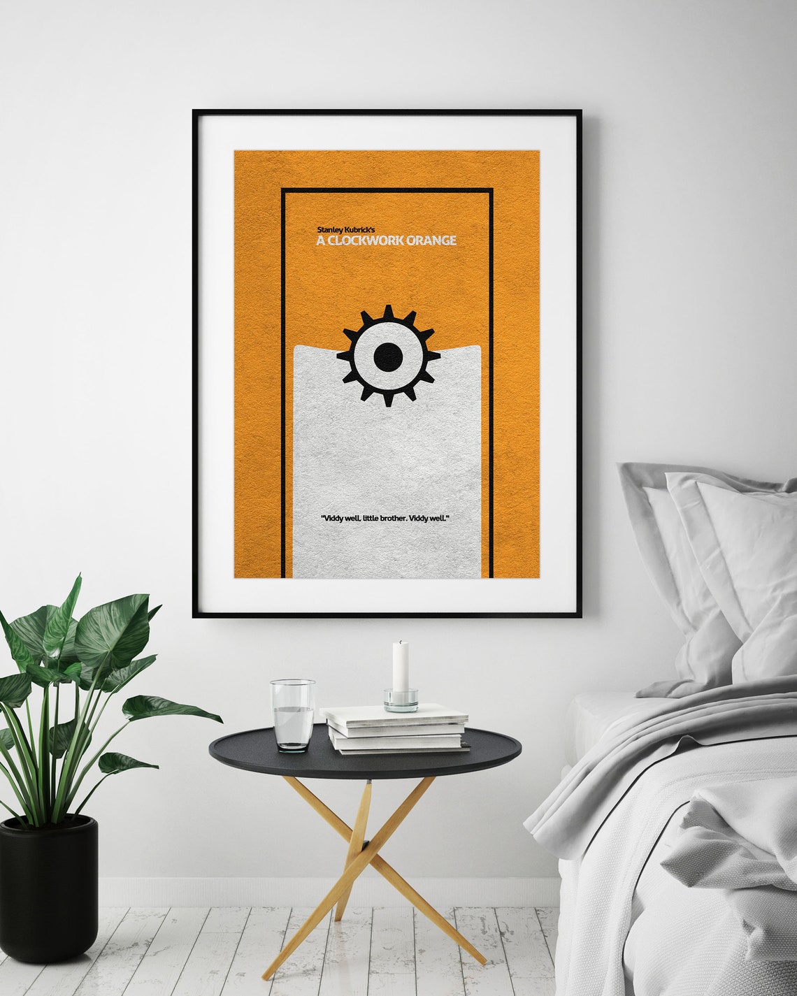 A Clockwork Orange Minimalist Alternative Movie Print & Poster - Etsy