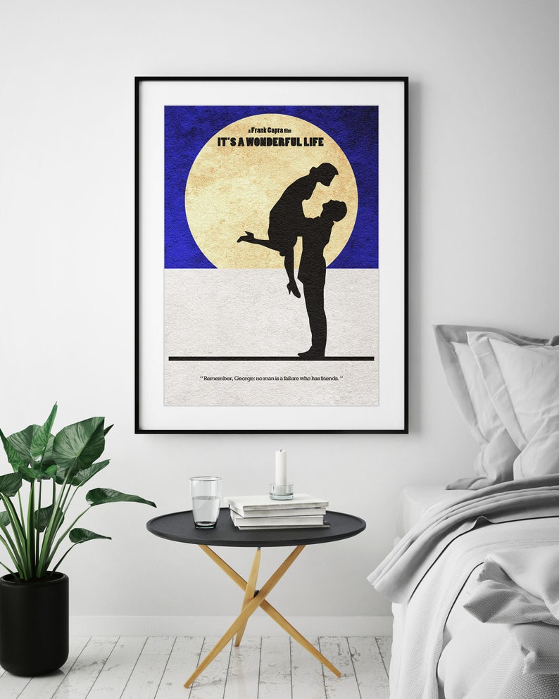 It's a Wonderful Life Minimalist Alternative Movie Print & Poster image 8