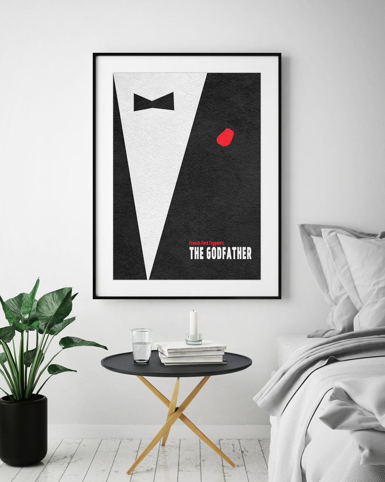 The Godfather Minimalist Alternative Movie Print & Poster - Etsy