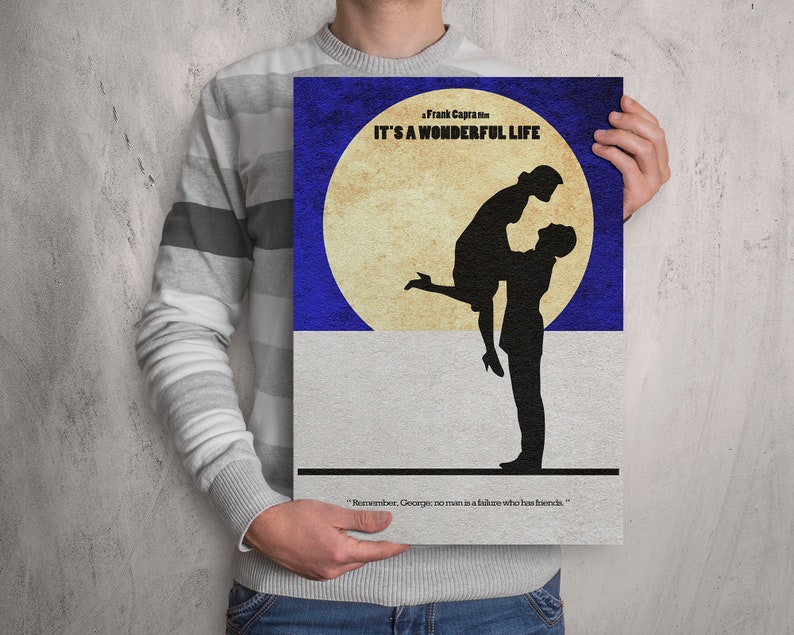 It's a Wonderful Life Minimalist Alternative Movie Print & Poster image 4