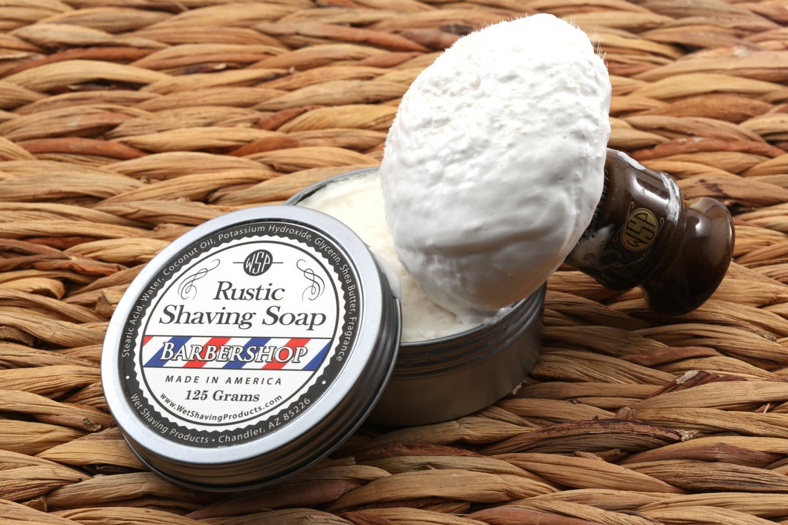 Rustic Men's Shaving Soap Shaving Cream Etsy