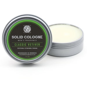 Gaelic Tweed (Green Irish Tweed) - Solid Cologne by WSP EdP Strength 1 oz tin