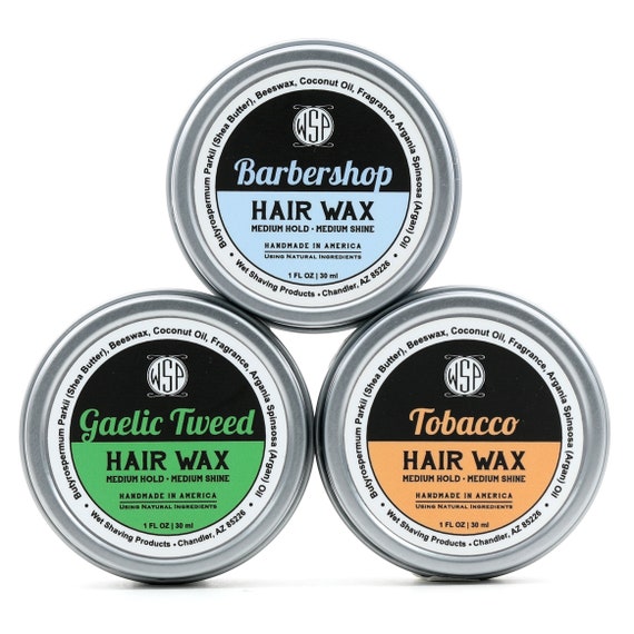 Travel Size Hair Wax Balm 1 Oz 3 Pack Barbershop Gaelic Etsy