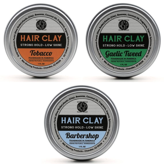 Travel Size Hair Clay Wax Based Pomade 1 Oz 3 Pack Etsy