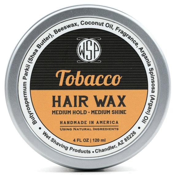 Hair Wax Green Tobacco Leaf 4 Oz Petroleum Free Pomade Etsy
