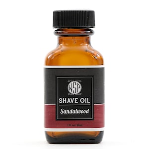 WSP Pre Shave Oil (Sandalwood) - Natural. Vegan. Simple. 1 oz