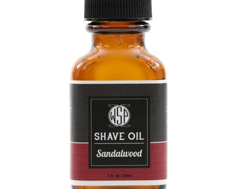 WSP Pre Shave Oil (Sandalwood) - Natural. Vegan. Simple. 1 oz