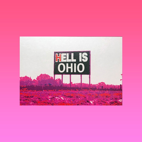 Hell Is Ohio Postcards