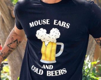 Mouse Ears and Cold Beers - Unisex Tee | Brand By You, original design