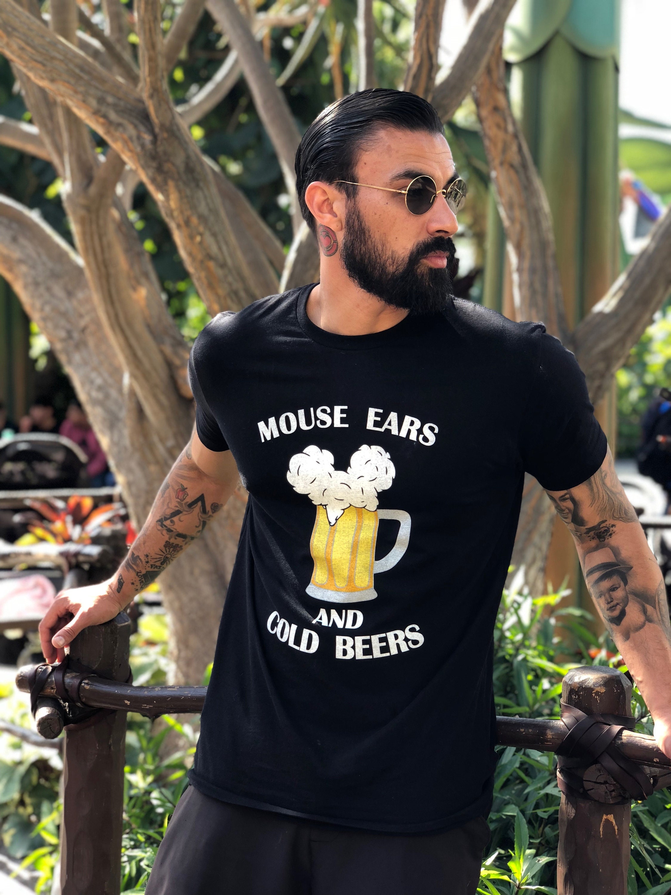 Mouse Ears and Cold Beers - Unisex Crew / Brand By You / funny going …