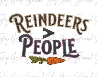 Reindeers are Better than People - PNG