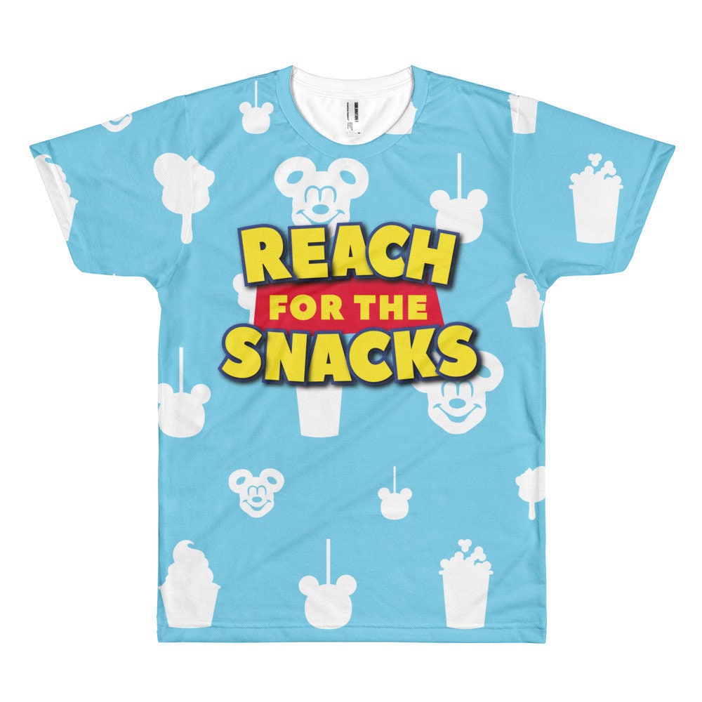 Reach for the Snacks - Unisex Tee // Brand By You / Toy Story inspired shirt with snacks & treats, reach for the sky, pixar character shirt for sale  