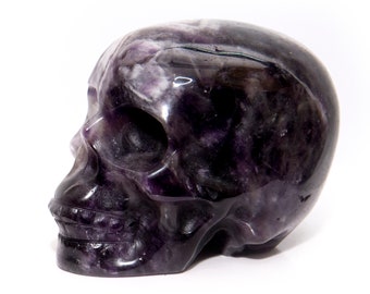 Crystal Skull, Skull, Chevron Amethyst, small nr. 4