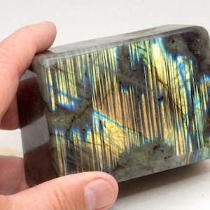 Labradorite, completely polished Freeform, No. 10, from Madagascar