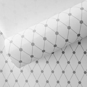 Removable Wallpaper, Peel and stick wallpaper, geometric wallpaper, dots, grey wallpaper, nursery wallpaper, nursery decor, Self adhesive